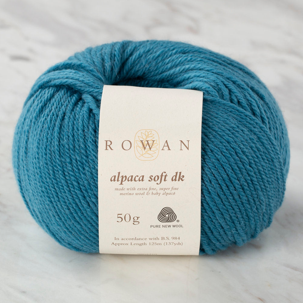 Rowan Alpaca Soft DK 50gr Petrol Mavisi El Örgü İpi - 00217